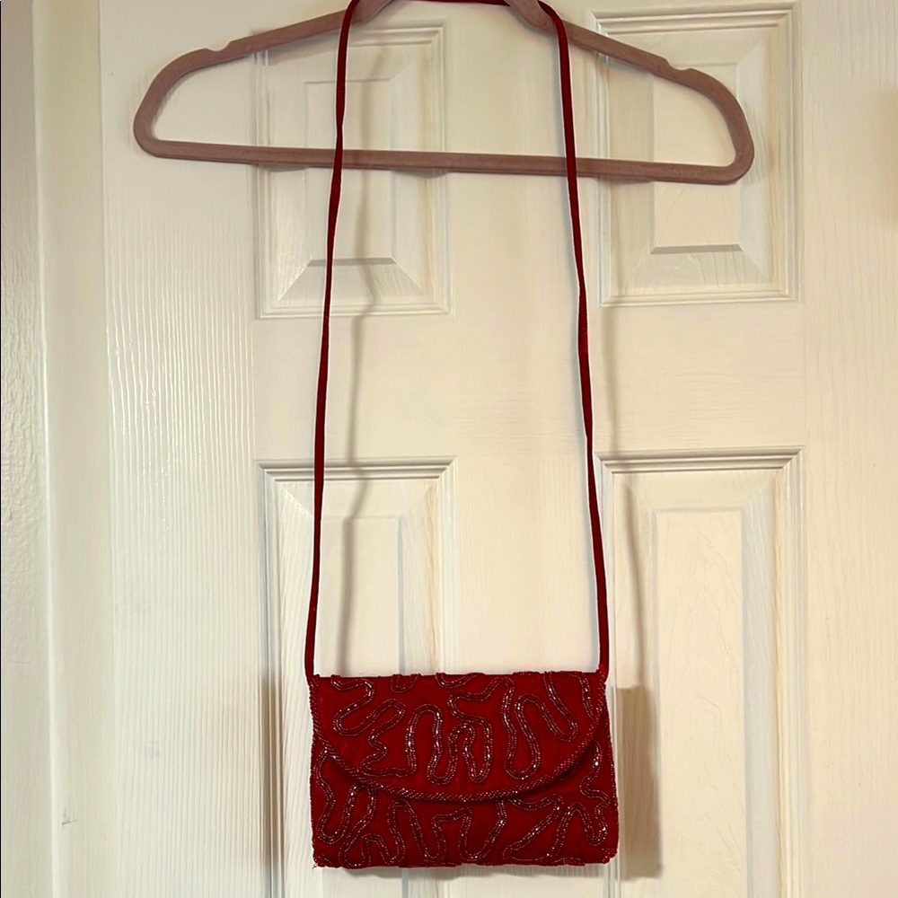 Vintage vibrant red Waldorf bag